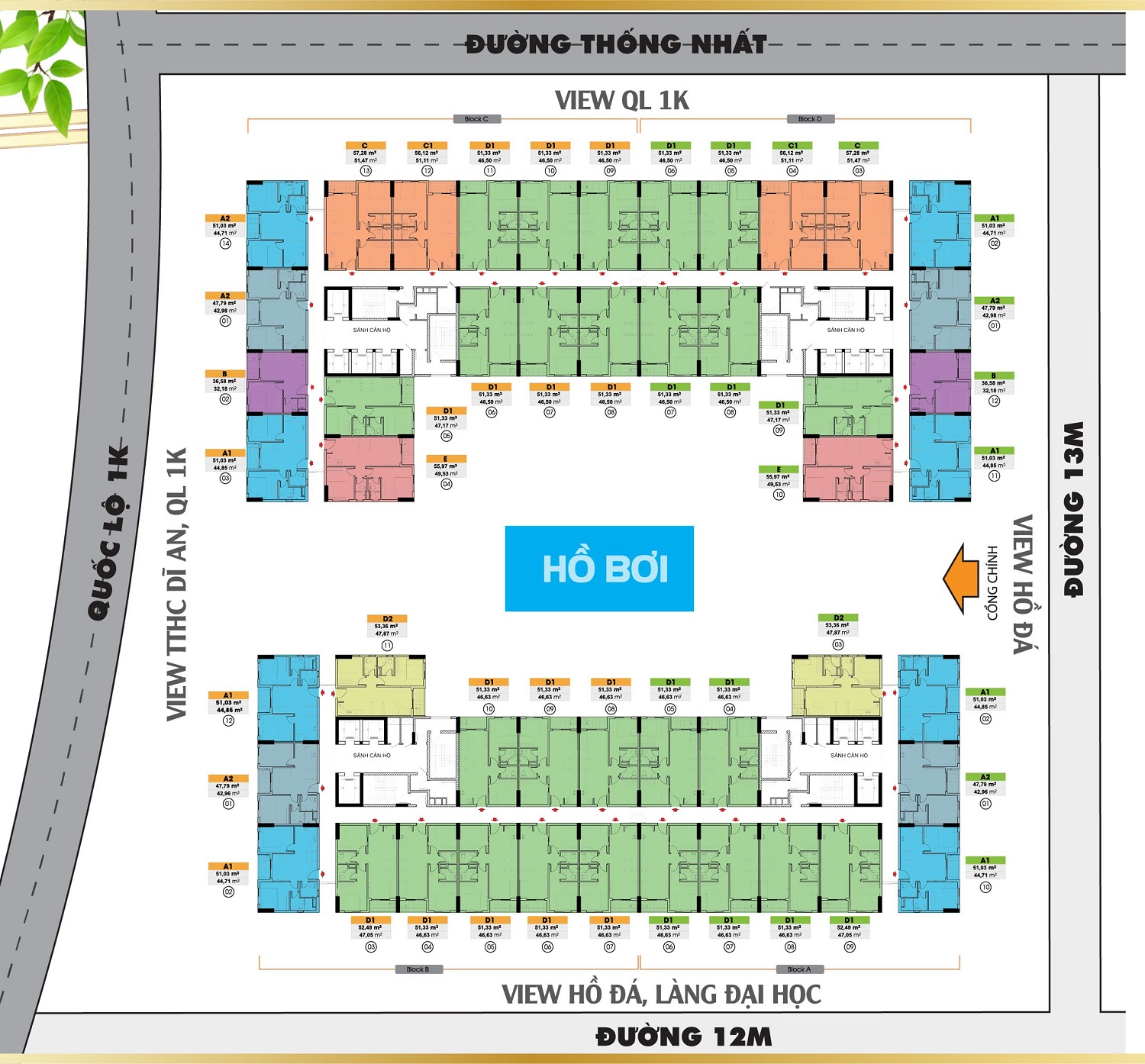 mat bang bcons plaza bcons home