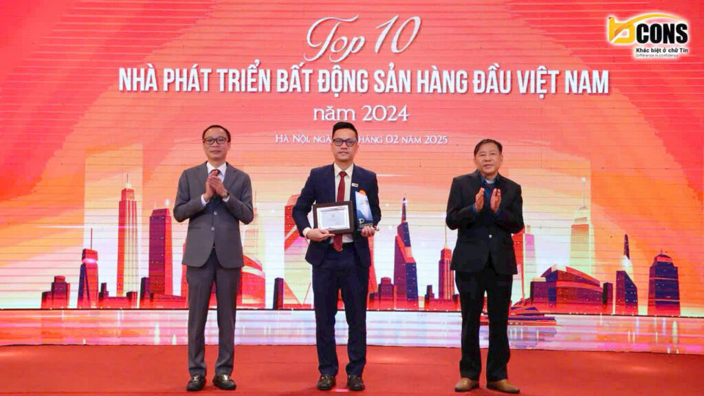 Bcons Group: Top 10 nhà phát triển bất động sản hàng đầu Việt Nam danh hieu bcons 3