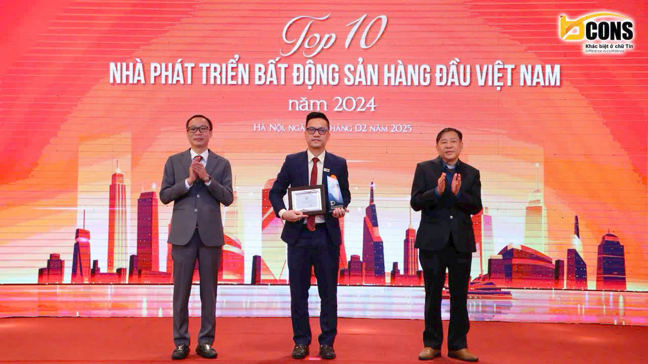 Bcons Group: Top 10 nhà phát triển bất động sản hàng đầu Việt Nam danh hieu bcons 3